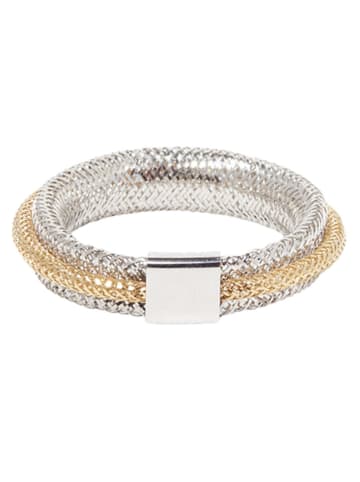 OR ÉCLAT Weißgold-/ Gold-Ring "Matera"