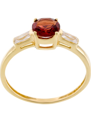 OR ÉCLAT Gold-Ring "Pourpre" mit Granat