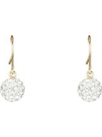 OR ÉCLAT Gold-Ohrhänger "bulles de crystal" mit Edelsteinen