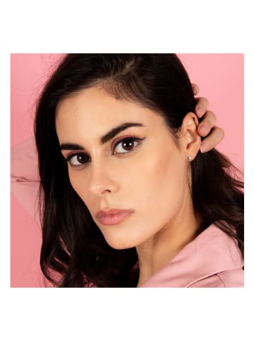 OR ÉCLAT Złote kolczyki-wkrętki "Precious" z cyrkoniami