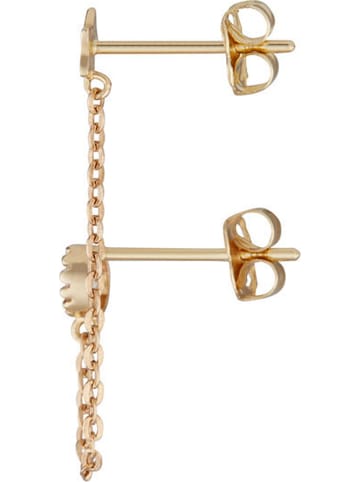 OR ÉCLAT Gouden oorstekers "Royal" met edelsteen