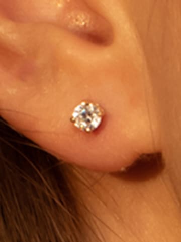 OR ÉCLAT Gold-Ohrstecker "Simply you" mit Edelsteinen