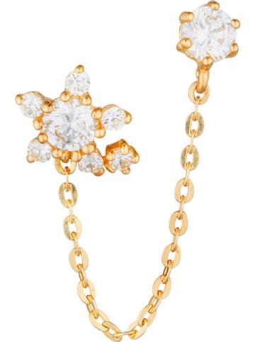 OR ÉCLAT Gouden oorstekers "Duchesse" met edelstenen