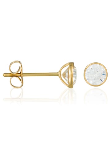 OR ÉCLAT Gold-Ohrstecker "Ferveur" mit Edelsteinen