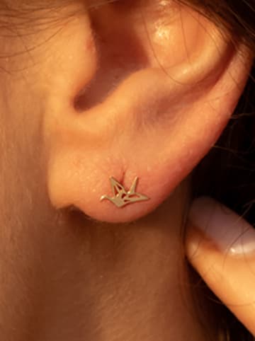 OR ÉCLAT Gold-Ohrstecker "Envolée"