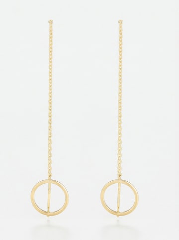 OR ÉCLAT Gouden oorhangers "Cercles immaginaires"