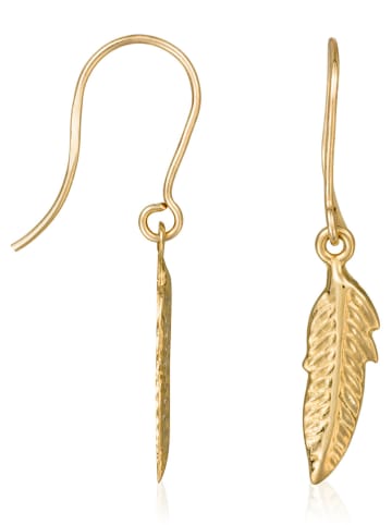 OR ÉCLAT Gold-Ohrhänger "Feuille"