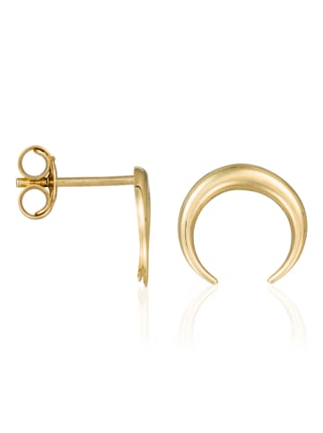 OR ÉCLAT Gouden oorstekers "Demi lune"