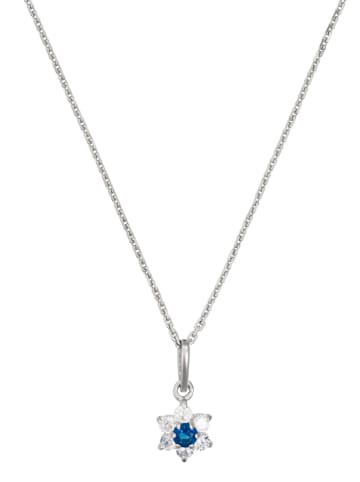 OR ÉCLAT Witgouden hanger met edelstenen