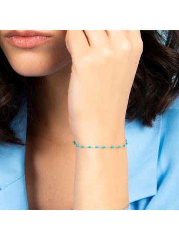 OR ÉCLAT Gouden armband "Amada Turquoise"
