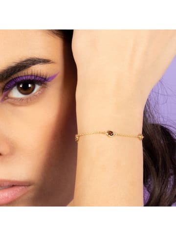 OR ÉCLAT Gouden armband "Petites Pépites" met edelstenen