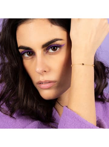 OR ÉCLAT Gouden armband "Petites Pépites" met edelstenen