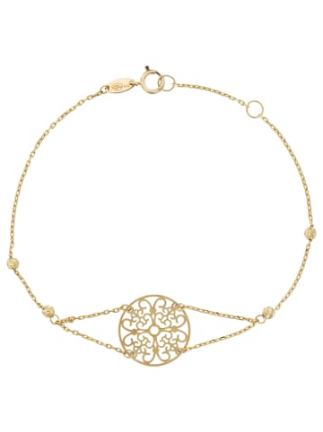 OR ÉCLAT Gold-Armkette "Soleil" mit Schmuckelement