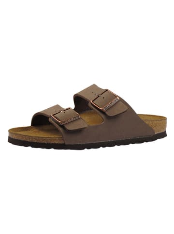 Birkenstock Pantoletten "Arizona" in Braun - Weite S