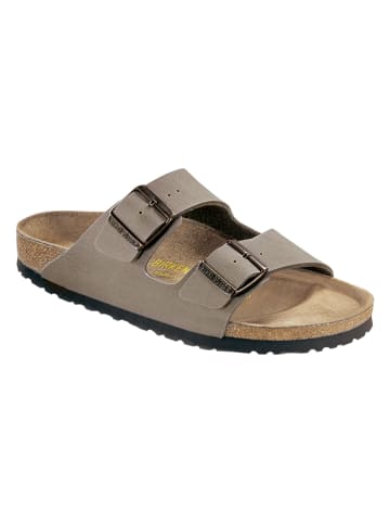 Birkenstock Pantoletten in Grau/ Grau