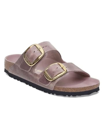 Birkenstock Leder-Pantoletten "Arizona" in Lila