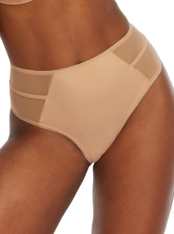 Kinga Figi high waist "Onyx" w kolorze beżowym