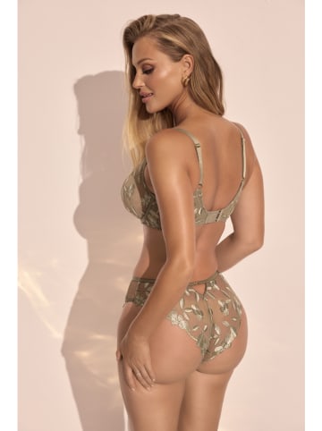 Kinga Biustonosz "Irys" w kolorze oliwkowym