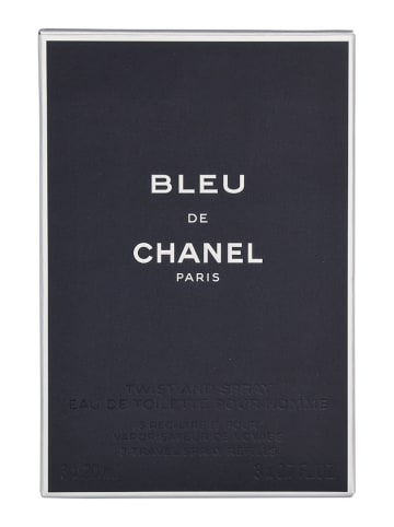 Chanel 3-częściowy zestaw "Bleu De" - 3 x EDT, po 20 ml