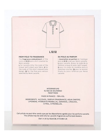 Lacoste Beauty L.12.12 Rose - EdP, 100 ml