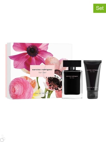 narciso rodriguez 2tlg. Set: "For Her" - EdT und Körperlotion