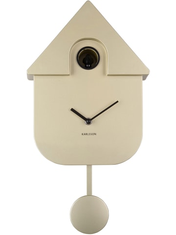 Karlsson Zegar ścienny "Cuckoo" w kolorze złotym - 21 x 41 x 8,5 cm