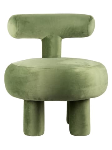 Leitmotiv Hocker "Abrazo" w kolorze zielonym - wys. 67 x Ø 58 cm