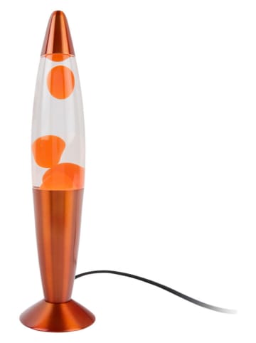 Leitmotiv Lampa lawa "Rocket" w kolorze pomarańczowym - wys. 41,4 x Ø 10,8 cm