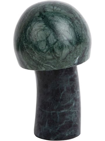 Present Time Dekoracja "Mushroom" w kolorze ciemnozielonym - wys. 14 cm