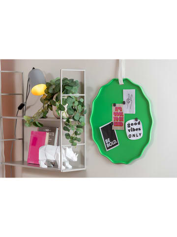 Present Time Tablica memo "Funky Wave" w kolorze zielonym - Ø 51 cm