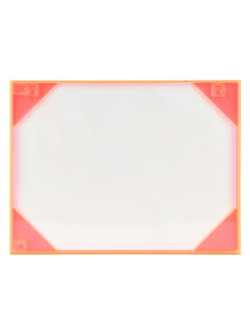 Present Time Druk artystyczny "Hello" w kolorze różowym w ramce - 31 x 41 cm