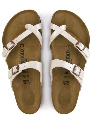 Birkenstock Zehentrenner "Mayari" in Creme