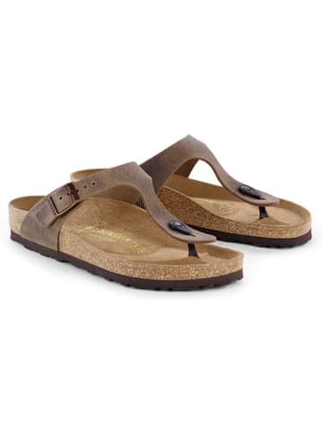 Birkenstock Zehentrenner "Gizeh" in Hellbraun