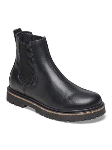 Birkenstock Leder-Chelsea-Boots "Highwood" in Schwarz - Weite S