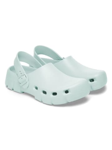 Birkenstock Chodaki "Birki Flow" w kolorze turkusowym