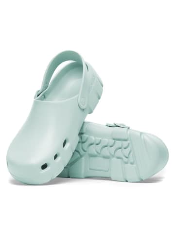 Birkenstock Chodaki "Birki Flow" w kolorze turkusowym