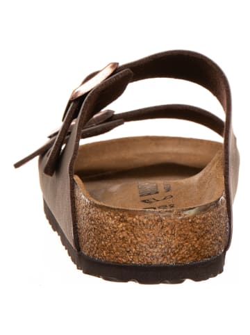 Birkenstock Pantoletten "Arizona" in Hellbraun - Weite N