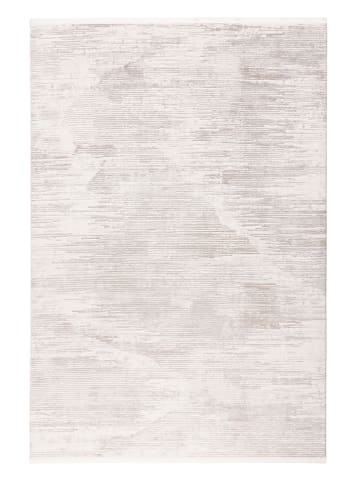 Pierre Cardin Kurzflor-Teppich "Jardin" in Creme/ Hellgrau