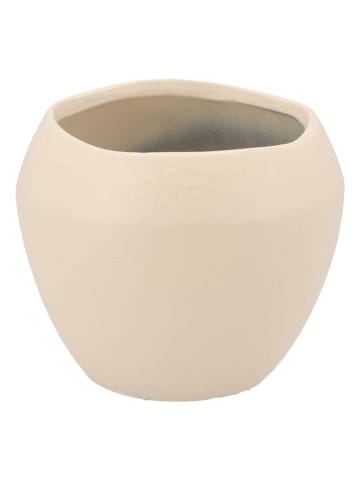 daan kromhout Bloempot "Amarah" crème - (H)16 x Ø 13,5 cm