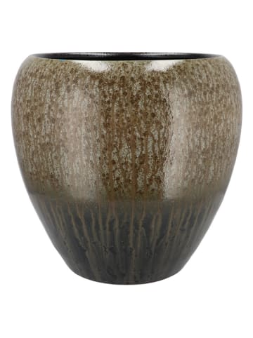 daan kromhout Bloempot "Jade" kaki - (H)18 x Ø 16 cm