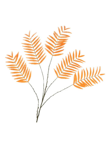 daan kromhout Dekozweig "Palm Leaf" in Orange/ Braun - (H)125 cm