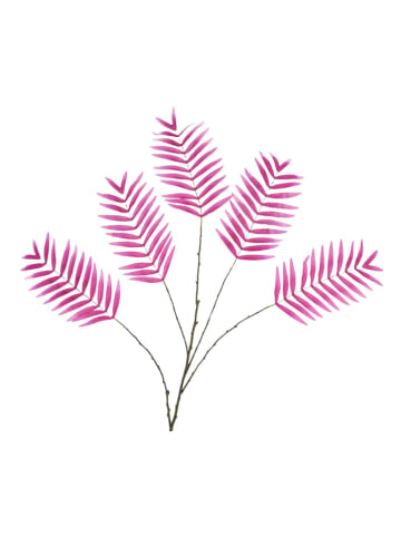 daan kromhout Decotak "Palm Leaf" fuchsia/bruin - (H)125 cm