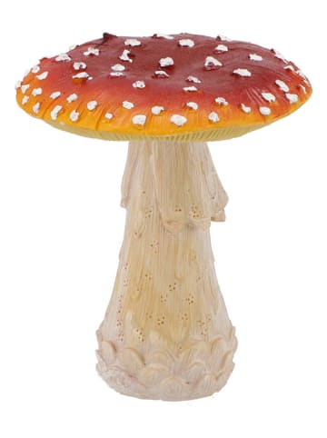 daan kromhout Dekoobjekt "Mushroom" in Rot/ Weiß/ Creme - (H)12 x Ø 12 cm 