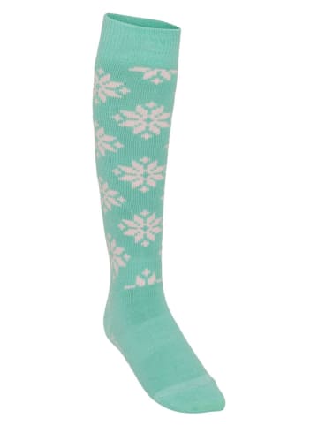 KARI TRAA Funktionssocken "Rose" in Mint/ Weiß