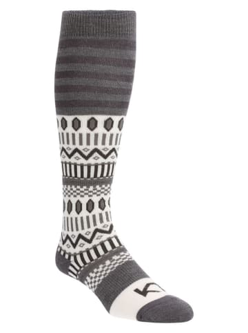 KARI TRAA Funktionssocken "Akle" in Weiß/ Grau