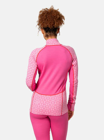 KARI TRAA Merinowoll-Thermounterhemd "Rose Light" in Pink