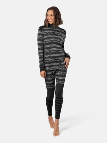 KARI TRAA Wełniany podkoszulek termiczny "Akle" w kolorze antracytowym