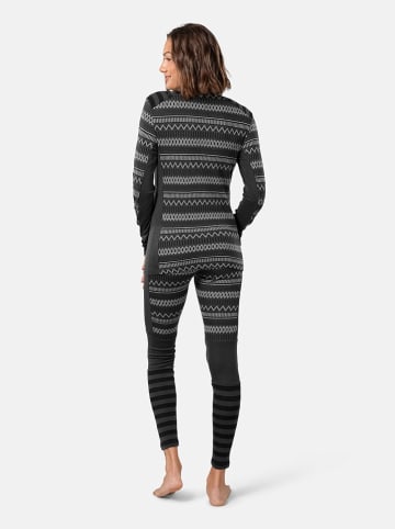 KARI TRAA Wełniany podkoszulek termiczny "Akle" w kolorze antracytowym