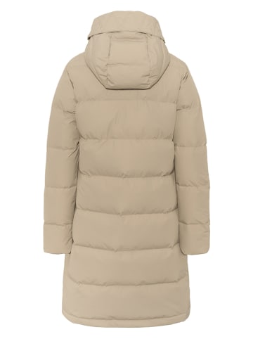 KARI TRAA Daunenmantel "Kyte" in Taupe