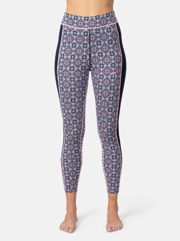 KARI TRAA Merinowoll-Thermounterhose "Rose" in Lila